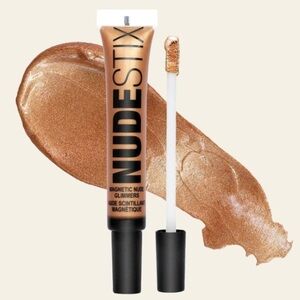 Nudestix BRONZI BABE Magnetic Nude Glimmers Liquid Highlighter | NEW | Full Size